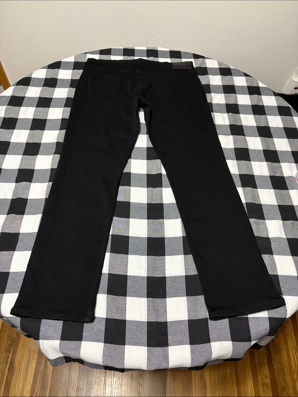 PAIGE Transcend Federal Slim Straight Jean Black Shadow Men Size 32 x 30 Stretch